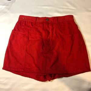 High waisted shorts / skirt